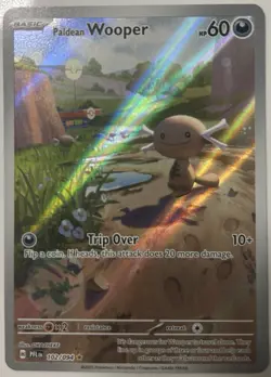 Pokemon TCG Paldean Wooper Illustration Rare 102/094 Me02 Phantasmal Flames Holo - Image 1
