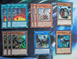 YuGiOh 12 Card Scrap Deck Ft Factory Recycler Raptor Wyvern Golem Chimera - Image 1