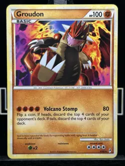 Pokemon TCG Groudon 6/95 Call of Legends Regular Rare - NM - Image 3