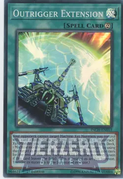 Yugioh Outrigger Extension INCH-EN012 Super Rare 1st Edition NM/LP - Image 1