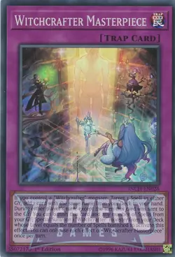 Yugioh Witchcrafter Masterpiece INCH-EN026 Super Rare 1st Edition NM/LP - Image 1