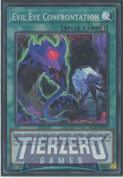 Yugioh Evil Eye Confrontation INCH-EN035 Super Rare 1st Edition NM/LP - Image 1