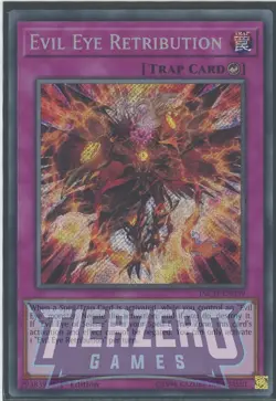 Yugioh Evil Eye Retribution INCH-EN039 Secret Rare 1st Edition NM/LP - Image 1
