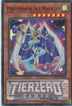 Yugioh Performapal Sky Magician INCH-EN047 Super Rare 1st Edition NM/LP - Image 1