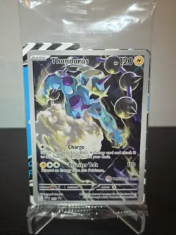 Pokemon TCG Thundurus Pokemon Center Stamp Promo SV209 Sealed - Image 1
