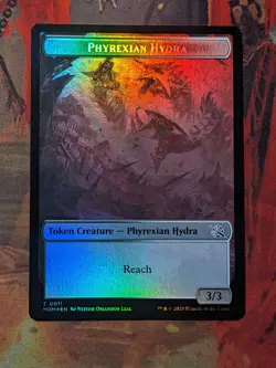 MTG Card: Warrior -- Phyrexian Hydra Token (March Machine: Aftermath) FOIL - Image 2