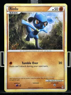 Riolu - 50/95 - Uncommon NM, English Pokemon Call of Legends Regular - Image 3