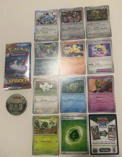 Pokemon Trading Card Lot Packs Have Been Opened Mixed Series Inc Rares 62x Cards - Image 4
