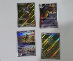 Pokemon TCG Holo Card Lot 4 - Nymble, Gumshoos, Teal Mask Ogerpon, Electrike - Image 1