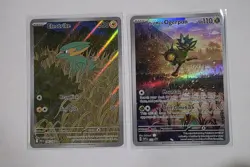 Pokemon TCG Holo Card Lot 4 - Nymble, Gumshoos, Teal Mask Ogerpon, Electrike - Image 3