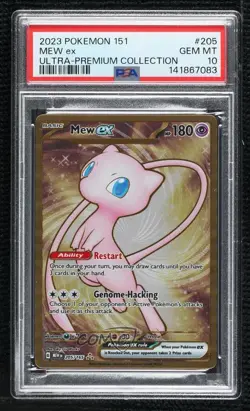 Mew ex (Ultra Premium Collection Metal Card) Pokemon Scarlet & Violet 151 PSA 10 - Image 1