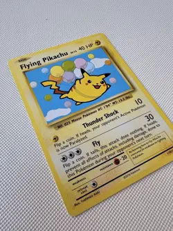 Pokemon TCG XY Evolutions: Flying Pikachu Secret Rare Card #110/108 - Image 2