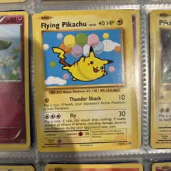 Flying Pikachu Secret Rare Normal XY - Evolutions 110/108 NM Pokemon TCG - Image 1