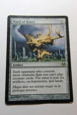 MTG Ward of Bones x1- -Eventide-Lightly Played - Image 1