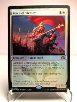 Voice of Victory FOIL Tarkir: Dragonstorm NM - Image 1