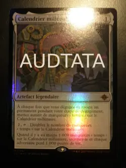 mtg magic The Millennium Calendar FOIL FRENCH vf fr Calendrier millenaire ixalan - Image 1