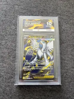 Mega Absol Ex Secret Rare 161/132 Mega Evolution ACE 10 Gem Mint - Image 1