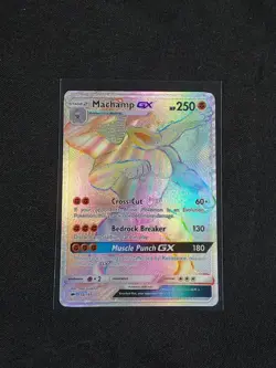 Pokemon Machamp GX 154/147 Burning Shadows Hyper Rare - Image 1