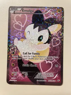 Pokemon TCG Emolga (Full Art) 23/25 Legendary Treasures: Radiant Collection Holo - Image 1