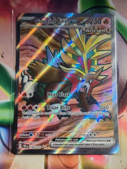 Pokemon TCG Gouging Fire ex Holo Ultra Rare SV05: Temporal Forces 188/162 NM - Image 1