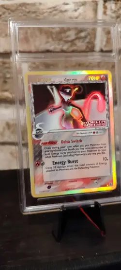1x Mewtwo (Delta) - 12/113 - Holo Rare - STAMP- Moderately Played Pokemon - Image 2