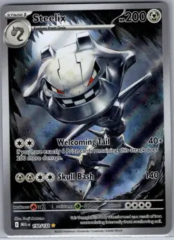 Steelix 150/132 ME01: Mega Evolution - Pokemon Card - NM - Image 1
