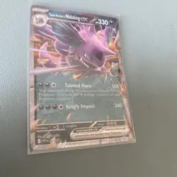 Team Rocket's Nidoking EX - Pokemon TCG SVP 217 Destined Rivals Holo Promo NM - Image 3
