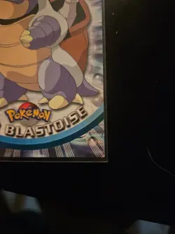1999 Topps Pokemon TV Animation Series 1 Blastoise #9 Blue Logo Non Holo - Image 5
