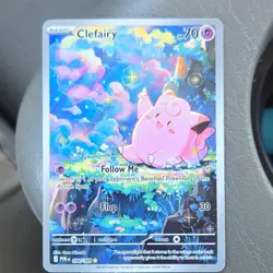 Pokemon Lillie's Clefairy ex Special Illustration Rare Holo 184/159 Sv09 - Image 1
