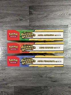 Pokemon TCG - Ascended Heroes EX Boxes Meganium, Emboar, Feraligatr - Sealed ✅ - Image 3