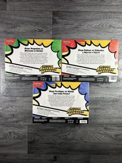 Pokemon TCG - Ascended Heroes EX Boxes Meganium, Emboar, Feraligatr - Sealed ✅ - Image 5