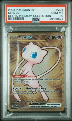 2023 POKEMON 151 ULTRA PREMIUM COL. PROMO MEW EX #205 PSA 10 GEM MINT #126418522 - Image 1