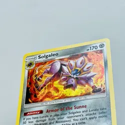2019 POKEMON SUN & MOON COSMIC ECLIPSE 142 SOLGALEO-HOLO - Image 2
