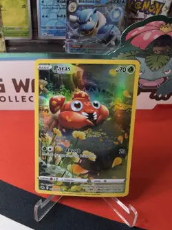 Pokemon TCG - Paras GG32/GG70 - SWSH Crown Zenith Holo NM - Image 1