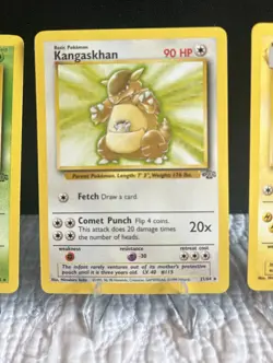 Pokemon WOTC 1999 Jungle Kangaskan Victreebel Electrode LP/NM Non Holo - Image 3