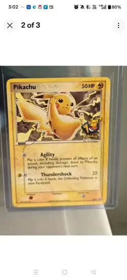 Pokemon Pikachu Black Star Promo Journey Across America #012 PSA 7 2006 POP 68 - Image 2