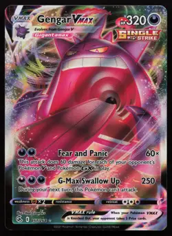 Gengar VMAX 157/264 Holo VMAX Rare Fusion Strike Pokemon English NM - Image 1