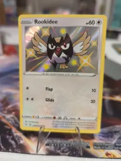 Pokemon TCG Rookidee Shining Fates SV101/SV122 Holo Shiny Holo Rare SV101/SV122 - Image 1