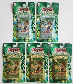5x Yu-Gi-Oh Magic Ruler Blister Booster Sealed Konami Square Logo Yugioh - Image 1
