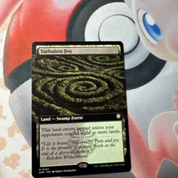 Turbulent Fen (Extended Art) Commander: Secrets of Strixhaven Regular Rare NM+ - Image 2