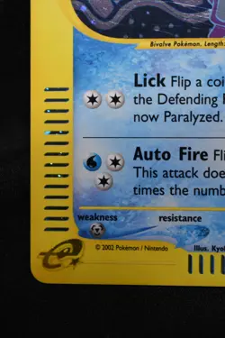 Cloyster 8/165 NM Expedition Base Set Reverse Holo Near Mint Pokemon TCG - Image 4