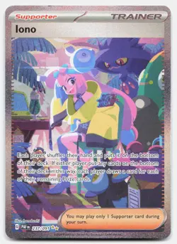Iono 237/091 Special Illustration Rare Paldean Fates Pokemon Near Mint - Image 1