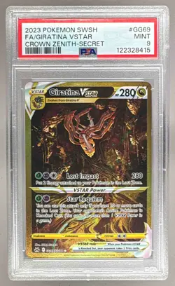 2023 Pokemon Sword & Shield Crown Zenith GG69 Giratina VSTAR PSA 9 122328415 - Image 1