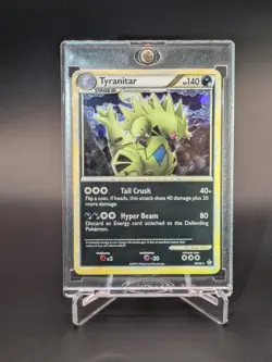 POKEMON Tyranitar 26/95 Unleashed Reverse Holo LP+/NM - Image 1