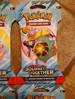 Pokemon TCG Journey Together Sleeved Booster Blister Art Set (4 Booster Packs) - Image 3