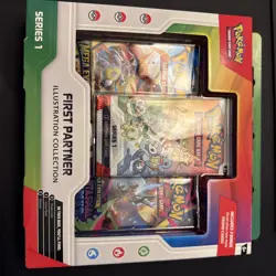 NEW🔥 Pokemon TCG First Partner Illustration Collection (FACTORY SEALED) Series1 - Image 1