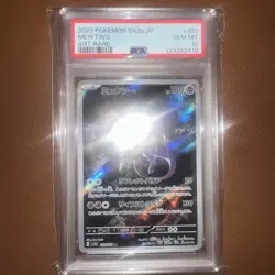 Pokemon TCG Mewtwo SV2a 151 Art Rare Holo PSA 10 Japanese #183/165 Psychic - Image 1