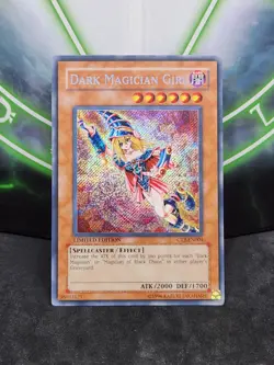 Yugioh Dark Magician Girl CT2-EN004 Secret Rare Limited Edition NM - Image 1