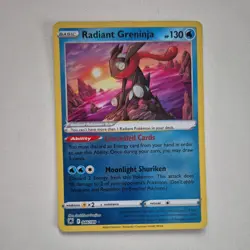 Pokemon TCG Radiant Greninja 046/189 Astral Radiance Holo Rare - Image 1
