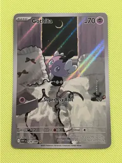 GOTHITA ILLUSTRATION RARE WHITE FLARE 124/086 - Pokemon Trading Card - Image 1